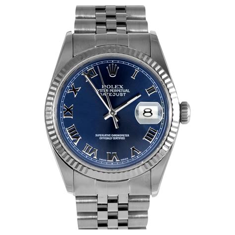 rolex datejust 16014 blue|Rolex Datejust 16014 for sale.